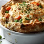 Creamy High-Protein Chicken Pot Pie