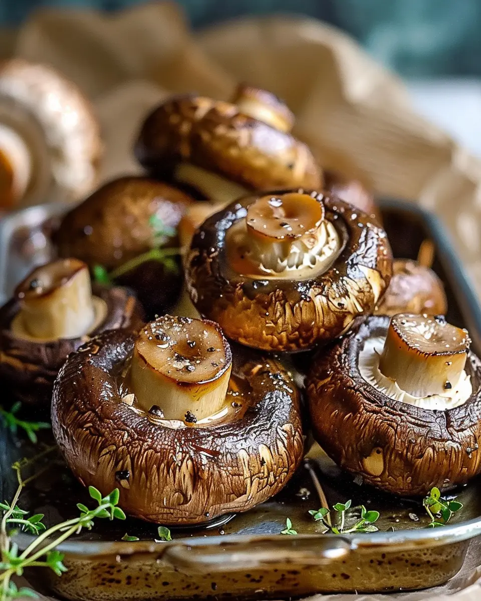 browned butter mushroom magic: an indulgent twist with turkey bacon