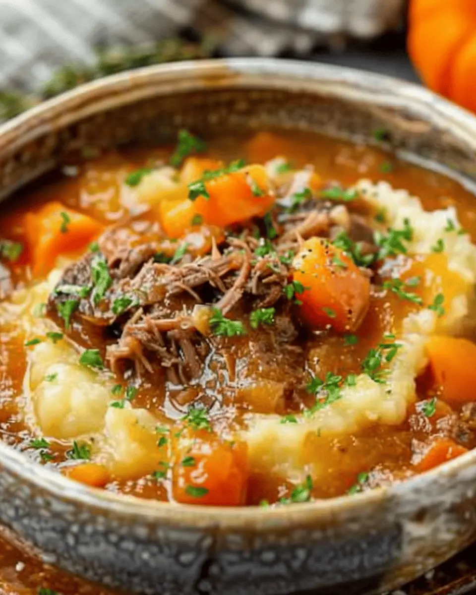 Fall Apple Cider Stew Mash: A Cozy, Savory Delight with Turkey Bacon