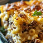 Mac and Cheese Meatloaf Casserole
