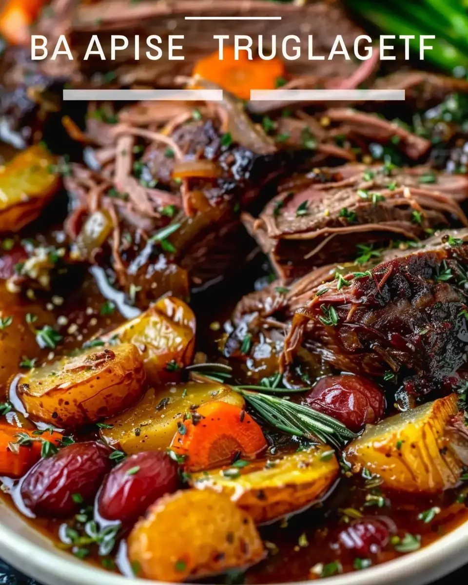 Slow-Braised Beef Roast: Easy Comfort Food for Home Chefs