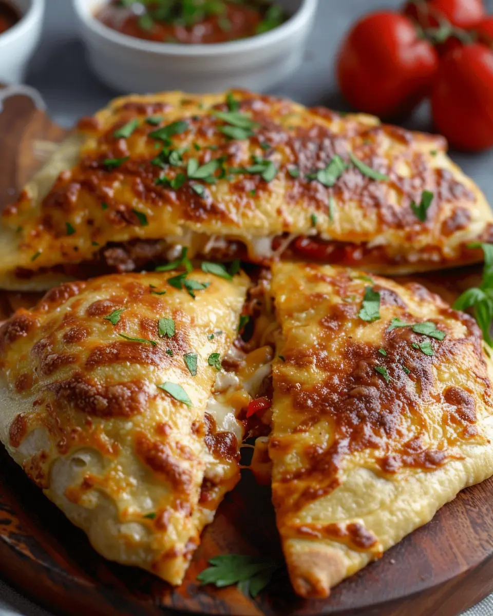 High-Protein Keto Calzone: Easy Turkey Bacon &amp; Chicken Ham Delight