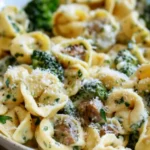 Creamy Garlic Parmesan Tortellini