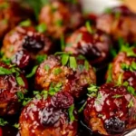 Quick Christmas Cranberry Meatballs