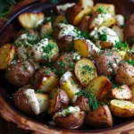 Creamy Mustard Roasted Potatoes
