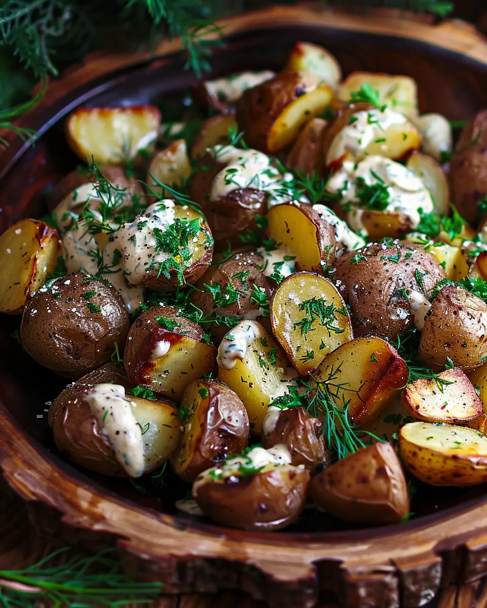 Creamy Mustard Roasted Potatoes: The Best Comfort Side Dish
