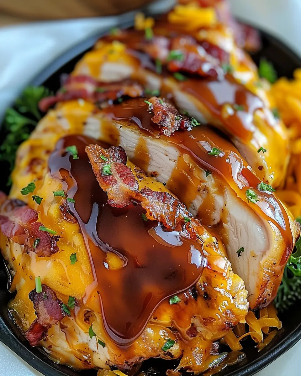 Cowboy BBQ Turkey Bacon Cheddar Chicken: Indulgent Home Flavor