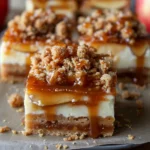 Caramel Apple Cheesecake Bars