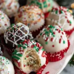 Christmas Tree Cake Truffles