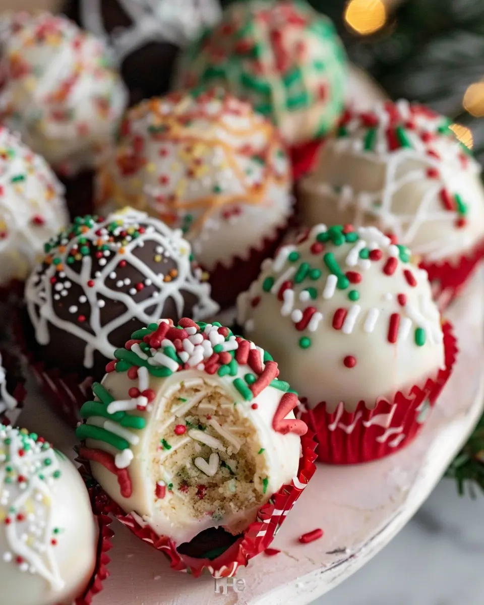 Christmas Tree Cake Truffles: Easy Festive Treats for Everyone