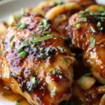 Sticky Apple Cider Chicken