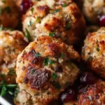 Thanksgiving Stuffing Balls