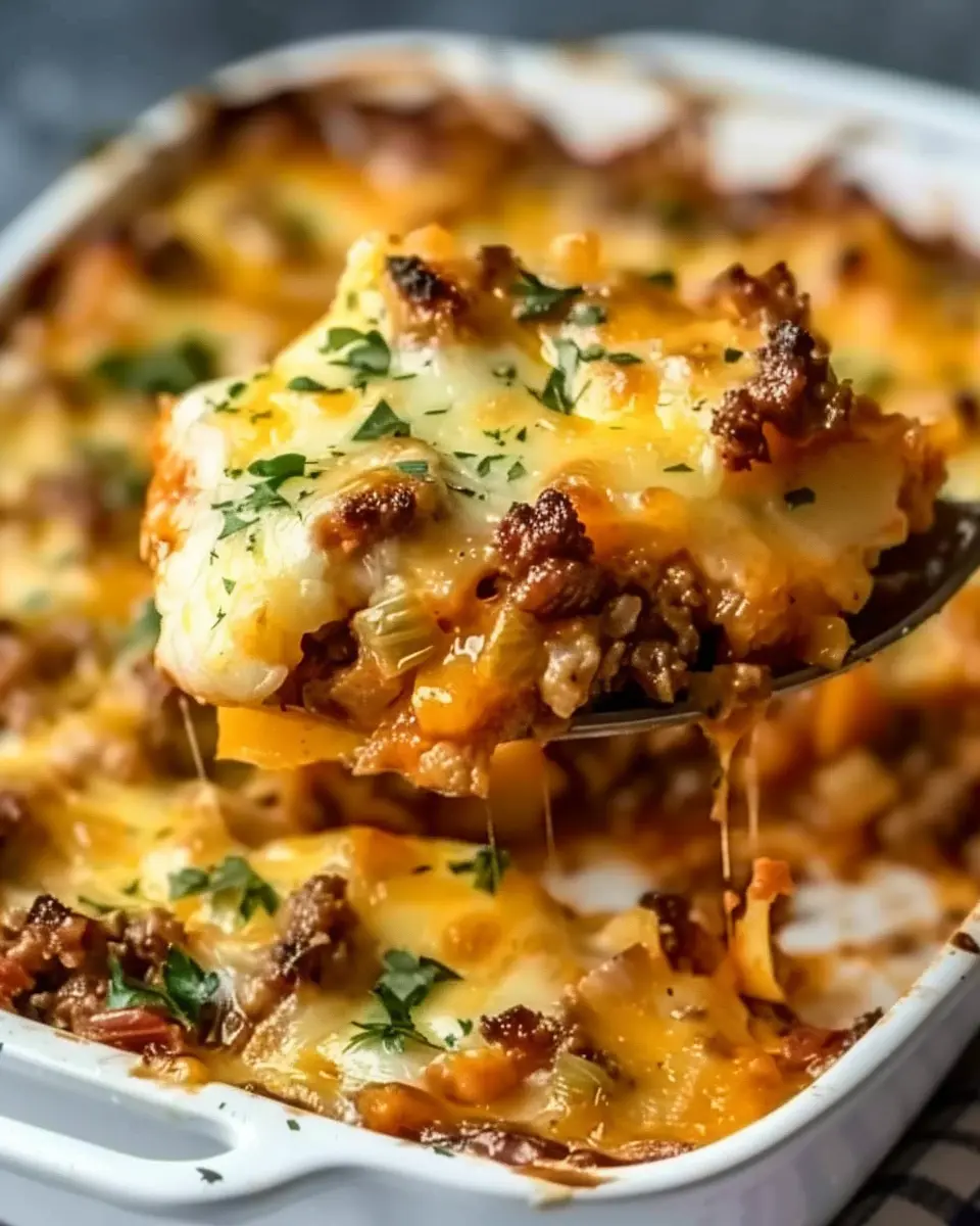 Hobo Casserole: Easy Comfort Food with Turkey Bacon and Chicken Ham