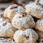 Buttery Pecan Snowball Cookies