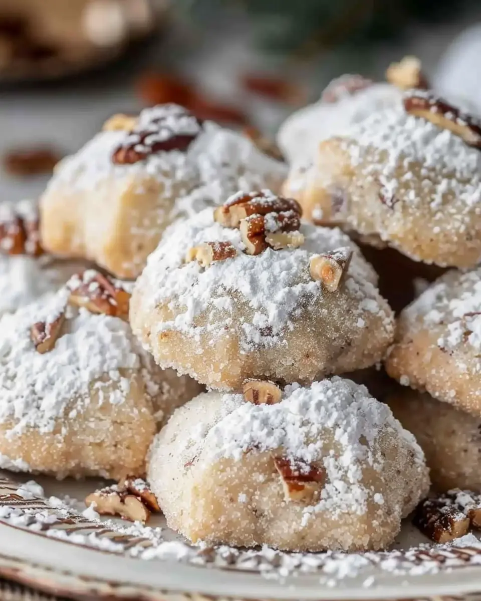 Buttery Pecan Snowball Cookies: The Best Indulgent Treat