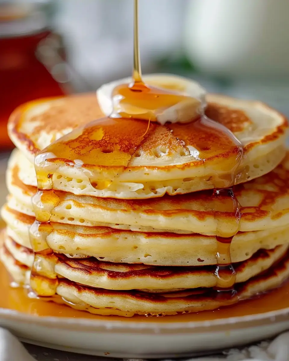 Old-Fashioned Pancakes: Easy Recipe with Turkey Bacon Delight