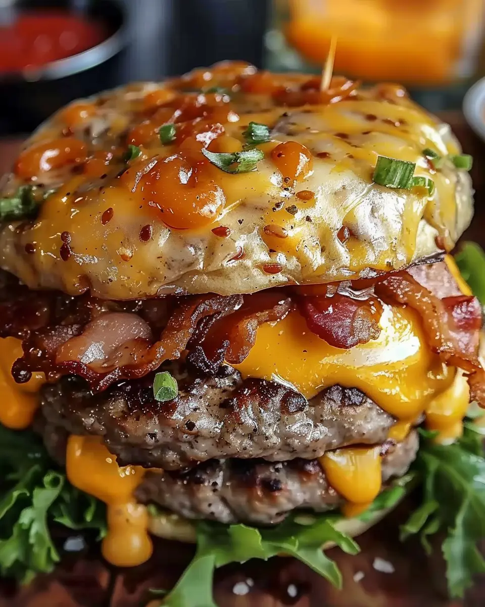 Crack Burgers: Indulgent Turkey Bacon and Chicken Ham Delight