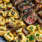 One-Pan Cowboy Butter Tortellini Steak