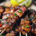 Savory Filipino Pork Barbecue Skewers