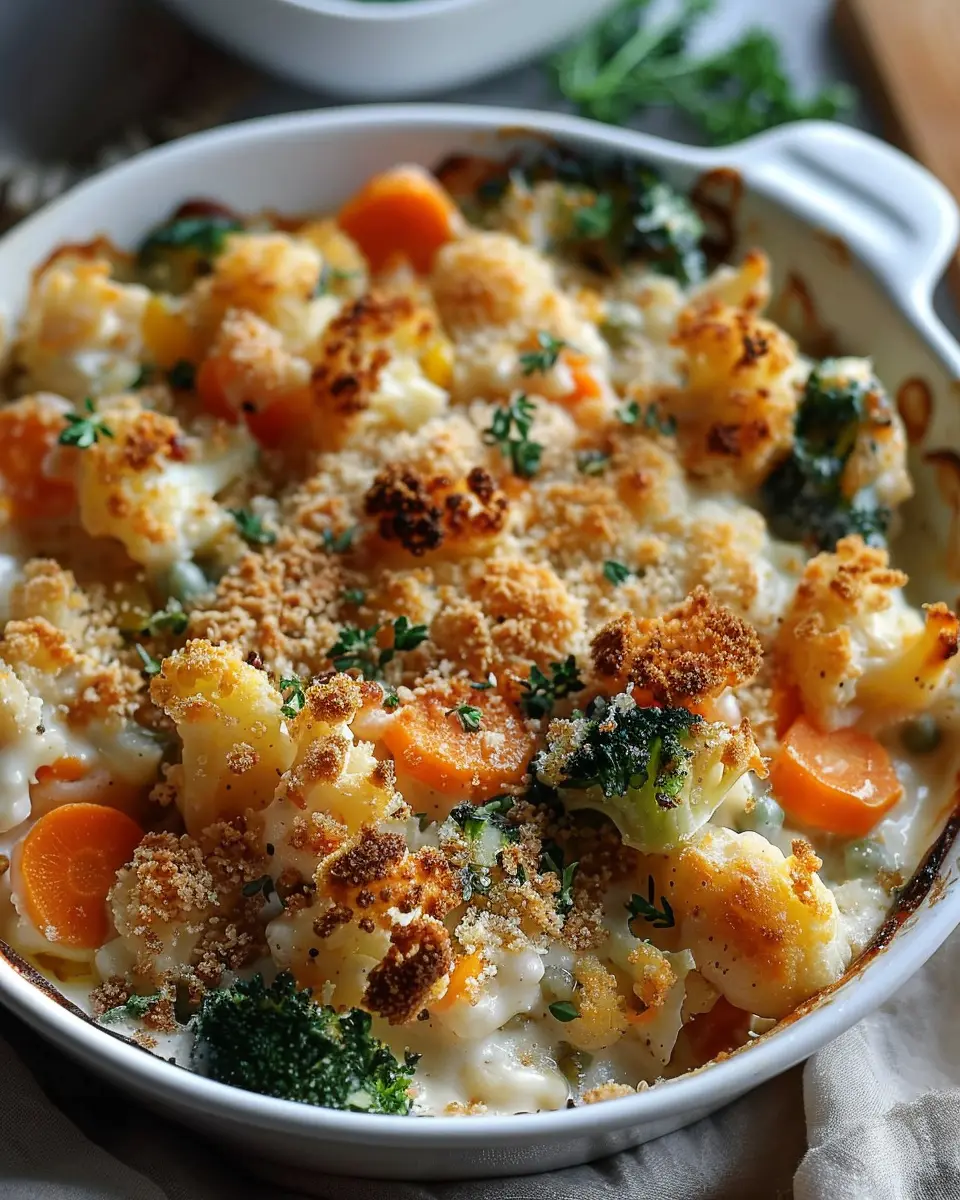 Creamy Winter Vegetable Casserole: Easy Comfort Food Delight