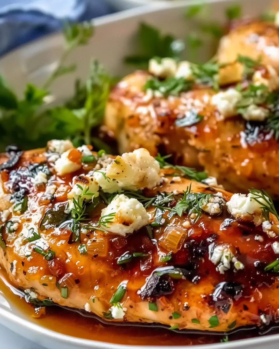 Hot Honey Infused Feta Chicken: A Juicy Twist on Comfort Food
