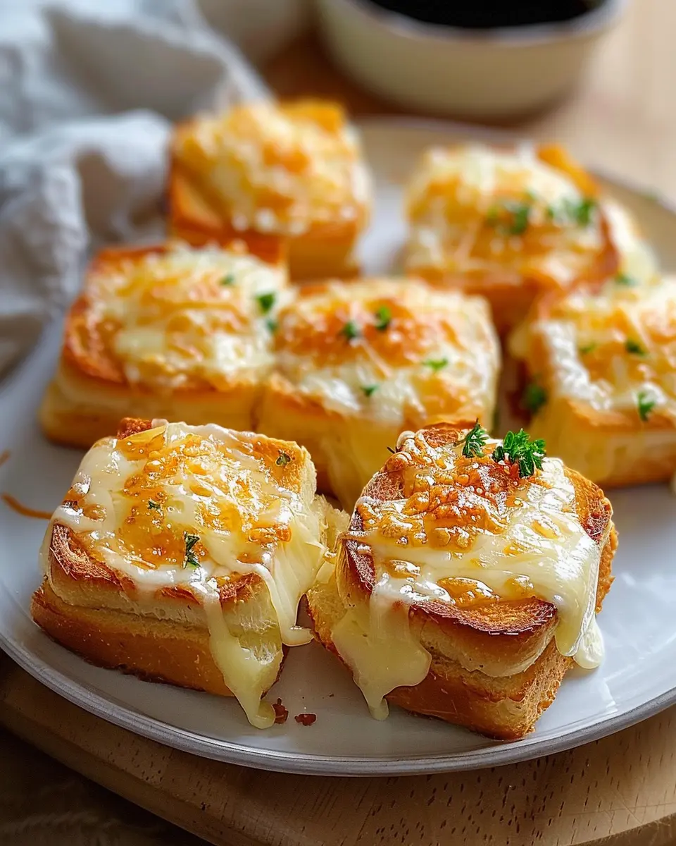 Mini Grilled Cheese Hawaiian Rolls with Turkey Bacon and Chicken Ham