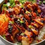 Korean BBQ Chicken Bowls