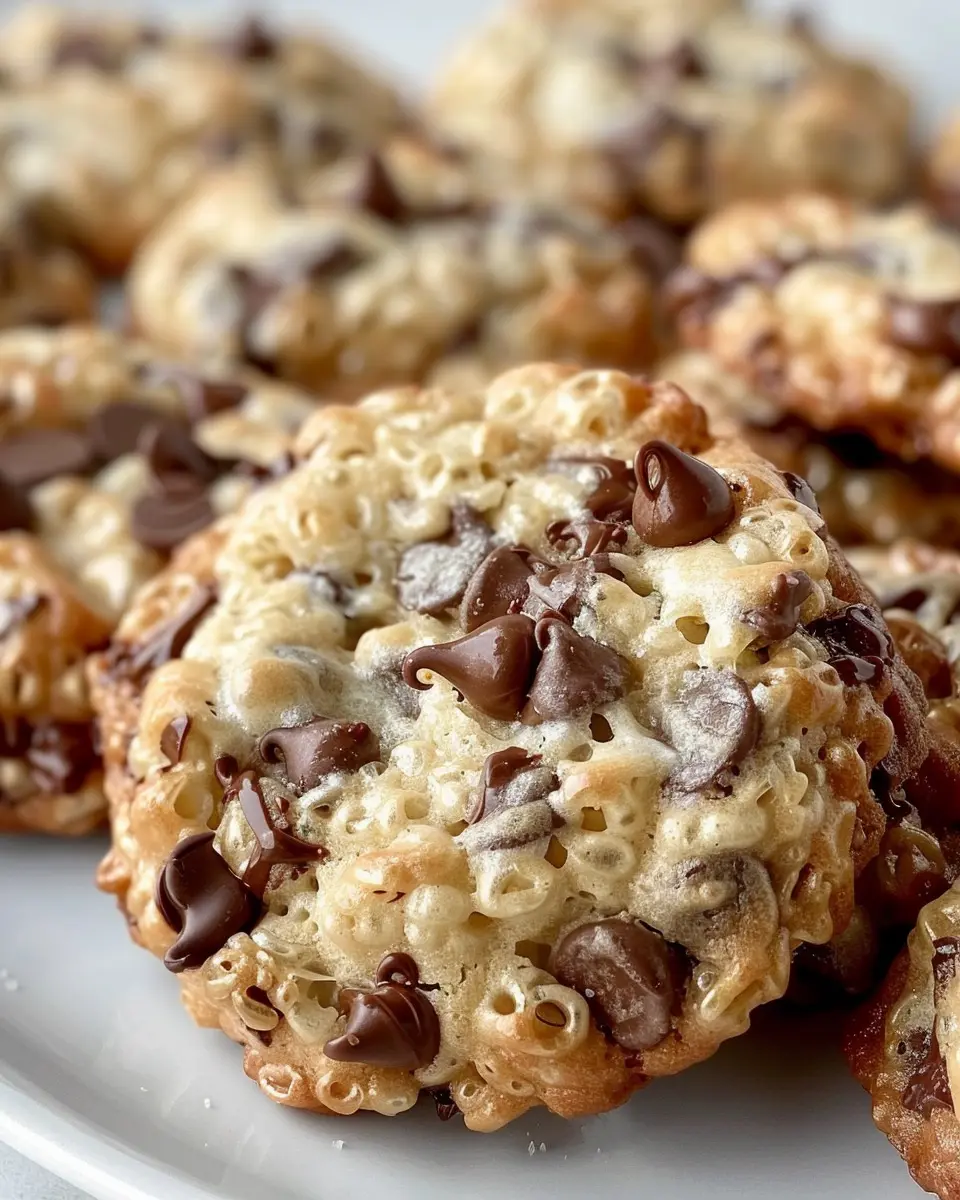 Rice Krispie Chocolate Chip Cookies: The Best Homemade Treat