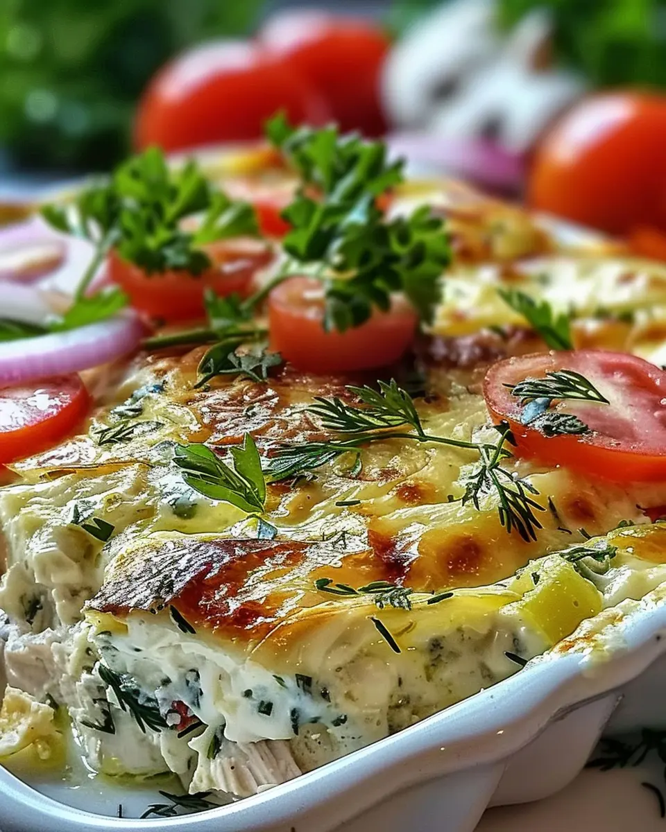 Chicken Tzatziki Casserole: A Juicy Twist on Comfort Food