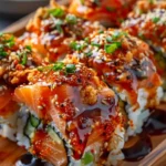 Spicy Salmon Sushi Bake
