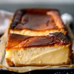 Burnt Basque Cheesecake in a Loaf Pan