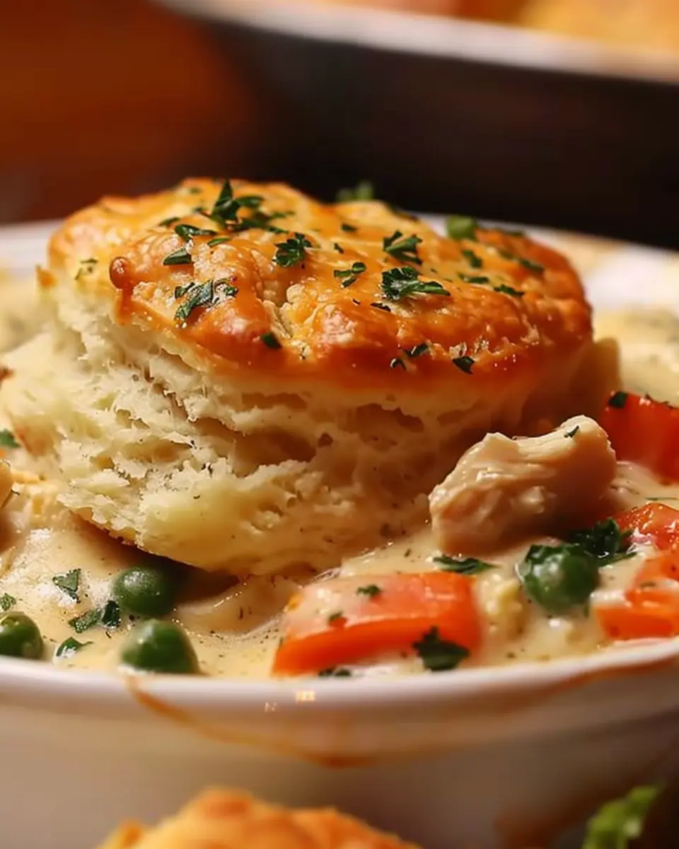 Red Lobster Biscuit Chicken Pot Pie: Indulgent Comfort Food Twist