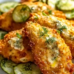 Crispy Dill Pickle Parmesan Chicken