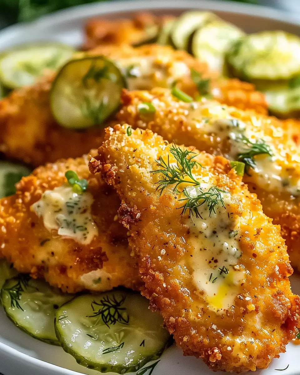 Crispy Dill Pickle Parmesan Chicken: A Deliciously Crunchy Delight