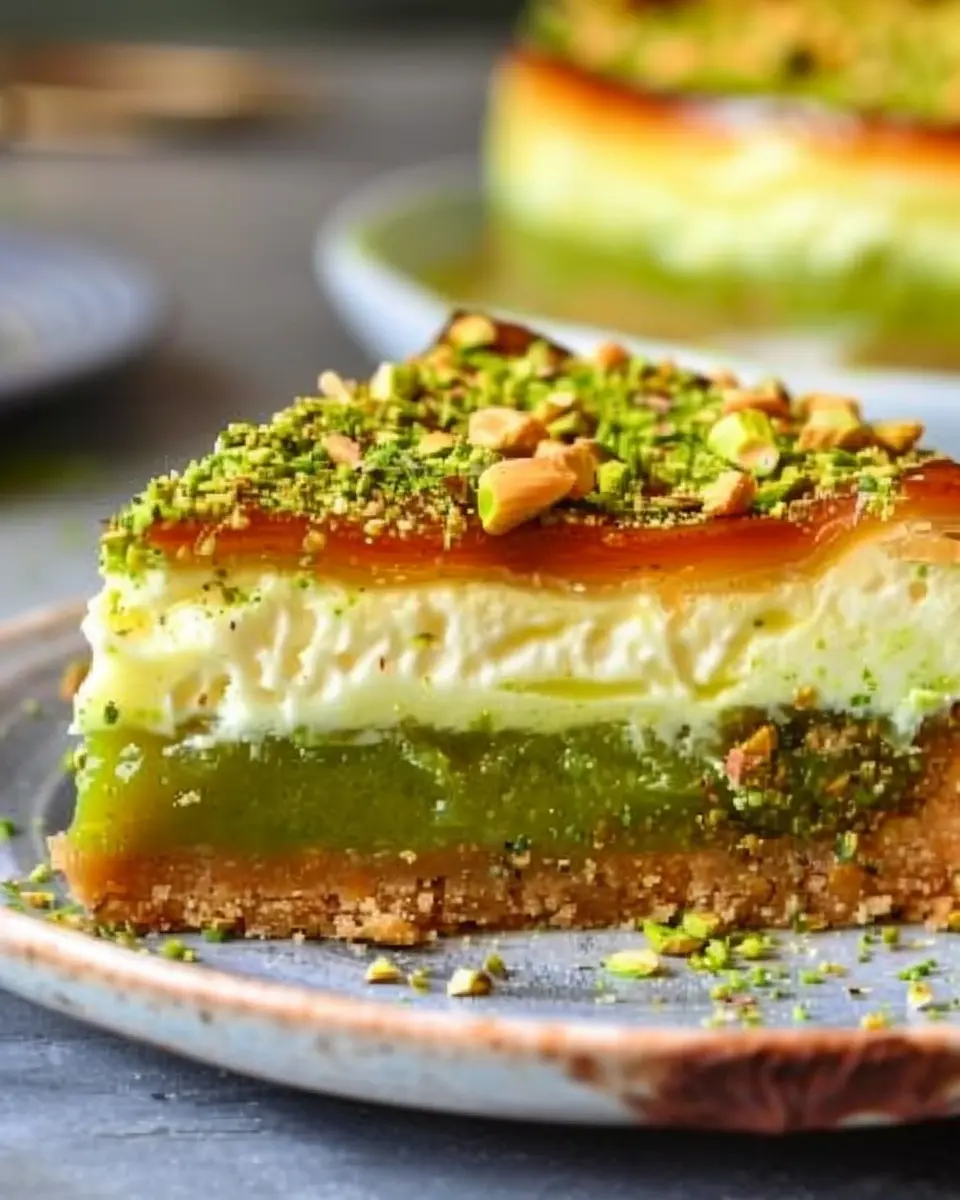 Baklava Pistachio Cheesecake: Indulgent Bliss for Everyone