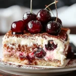 Indulge in Cherry Amaretto Tiramisu