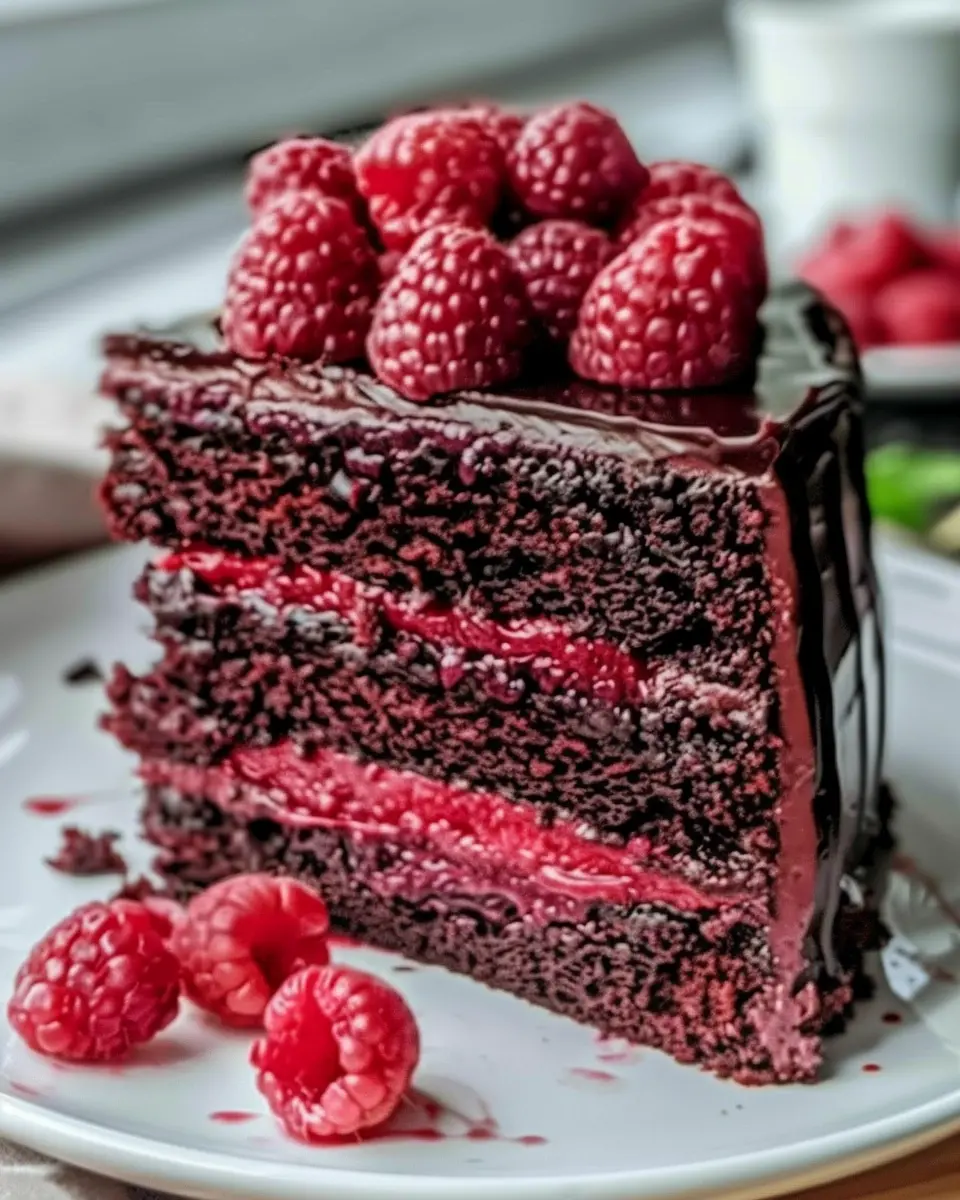Chocolate Raspberry Cake