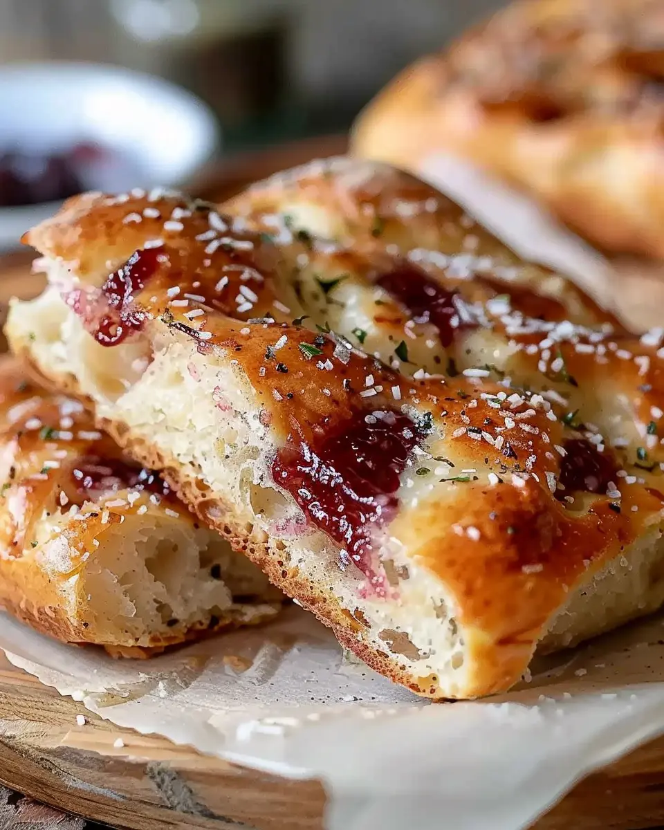 Homemade Jam Donut Focaccia: An Indulgent Twist on Tradition