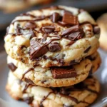 Gooey Reese’s Cheesecake Cookies