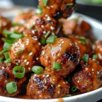 Savory Korean BBQ Meatballs