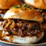 Irresistible French Onion Beef Sloppy Joes
