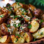 Creamy Mustard Roasted Potatoes