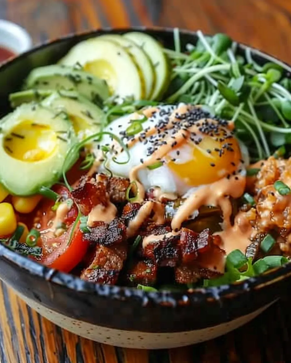 Burger bowls: Easy and Indulgent Turkey Bacon &amp; Chicken Ham Delight