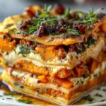 Layered Sweet Potato Butternut Squash Carrot Lasagna Recipe