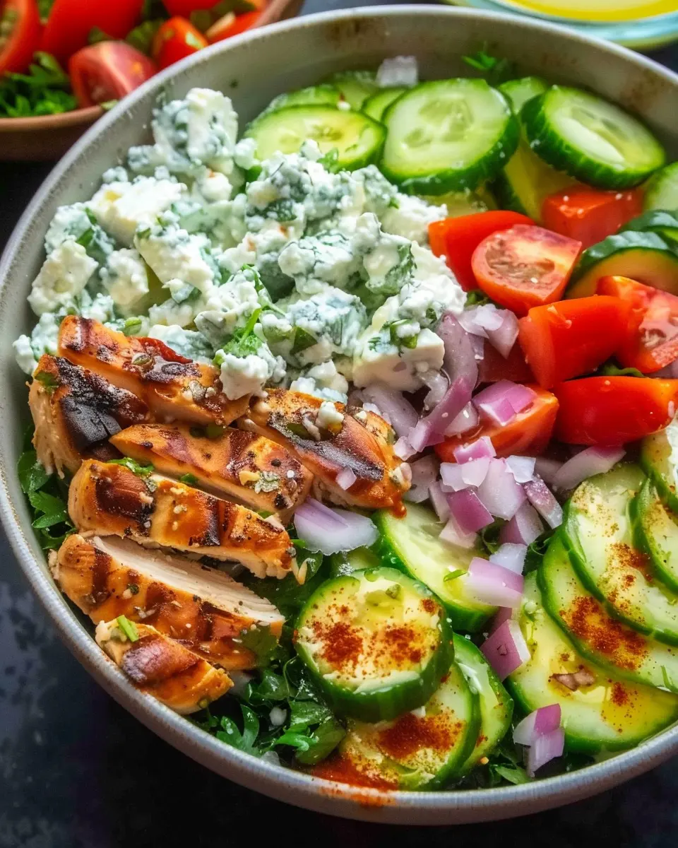Greek Chicken Bowls: Easy, Healthy Meal for Homemade Delight