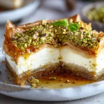 Honey Pistachio Baklava Cheesecake Recipe