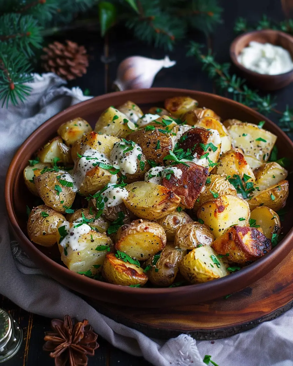 Creamy Mustard Roasted Potatoes: The Best Comfort Side Dish