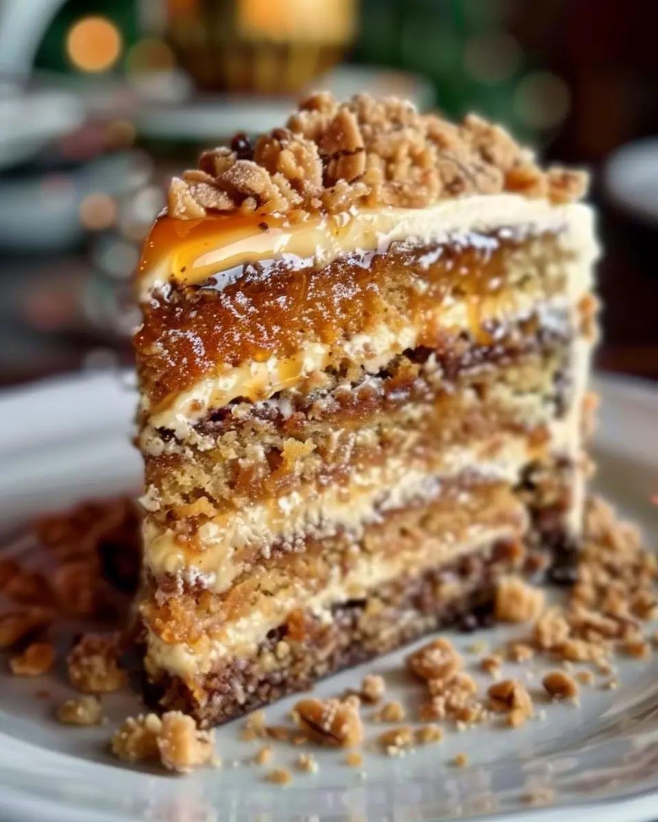 Christmas Toffee Crunch Cake: The Best Holiday Indulgence for Baking Fans