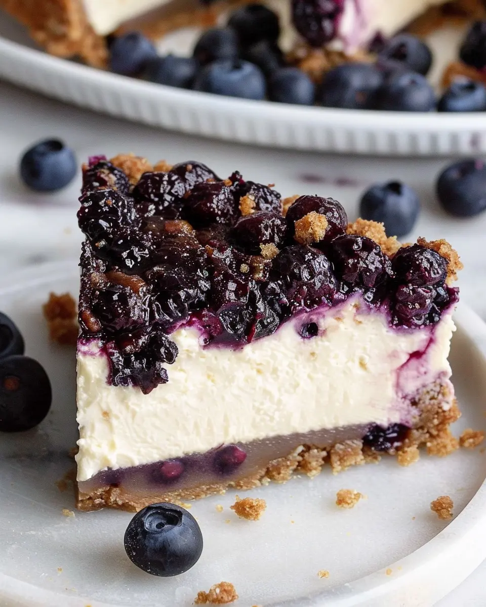 Blueberry Crumble Cheesecake: Indulge in Homemade Bliss