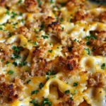 Cajun Cream Cheese Alfredo Bowties
